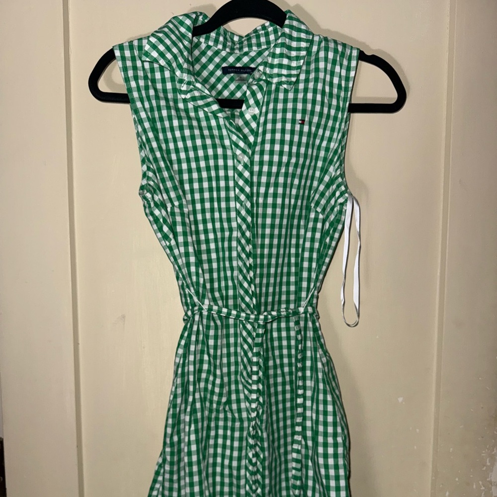 Green Gingham Tommy Hilfiger Dress